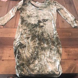 Tie dye long sleeve dress. Like new